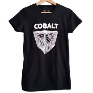 🍒 Mojang x Jinx MINECRAFT Cobalt Crewneck T-shirt Black Sz M